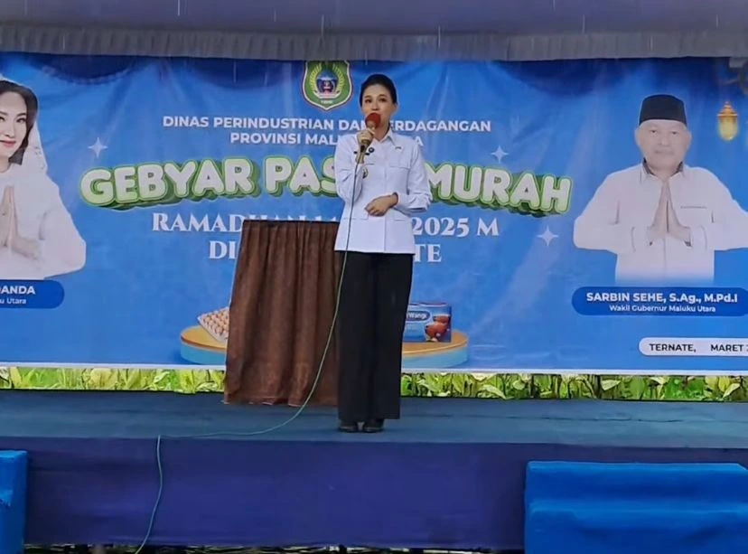 Gebyar Pasar Murah Ternate: Gubernur Maluku Utara Berikan 10.000 Paket Sembako Murah
