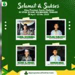 Membanggakan! Santri Ponpes Darul Falah Ternate Torehkan Prestasi di STQH XI