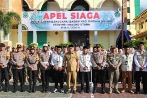 Wagub Malut Pimpin Apel Siaga Haji 2025