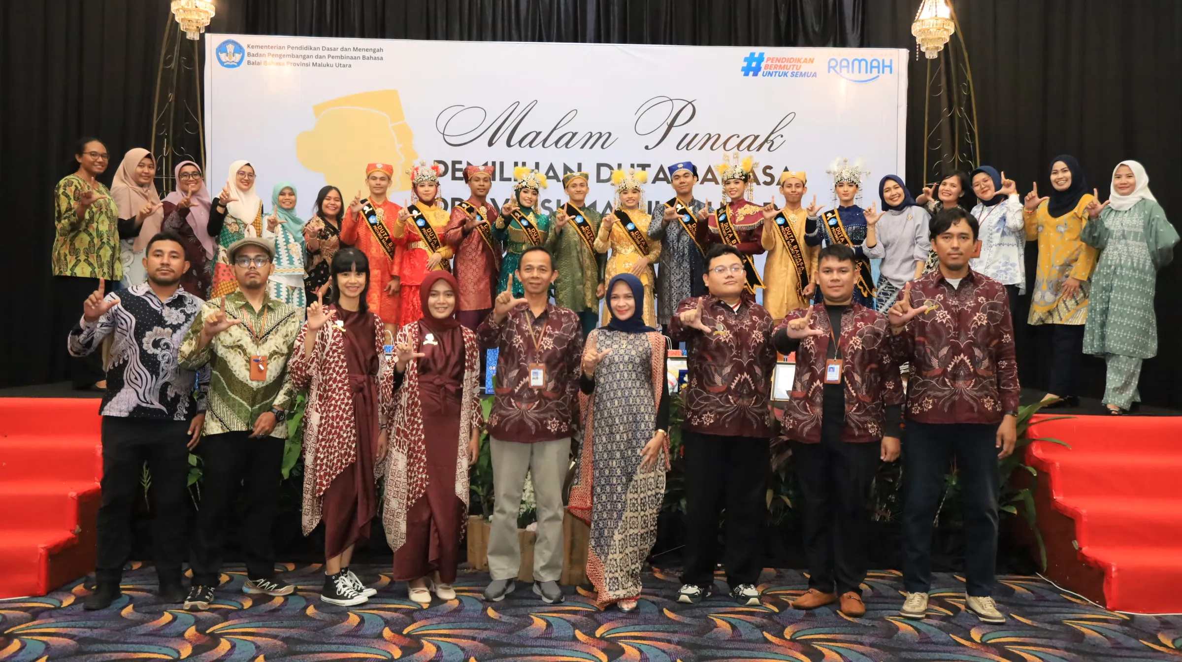 Seleksi Ketat Sejak Februari, Inilah Para Juara Duta Bahasa Maluku Utara 2025