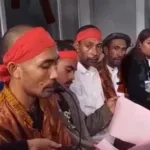 Tangkapan layar video warga Maba Sangaji saat menyampaikan aspirasi terkait kasus hukum Maba Sangaji.