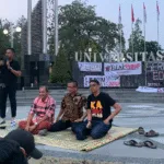 Debat terbuka Sergap Eddy di Boulevard UGM Yogyakarta menghadirkan Wakil Menteri Hukum RI Eddy Hiariej, akademisi, dan mahasiswa membahas RKUHAP.