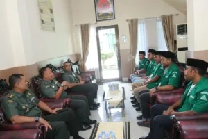 Audiensi PW GP Ansor Maluku Utara dan Danrem 152/Baabullah, Ini Agenda yang Dibahas
