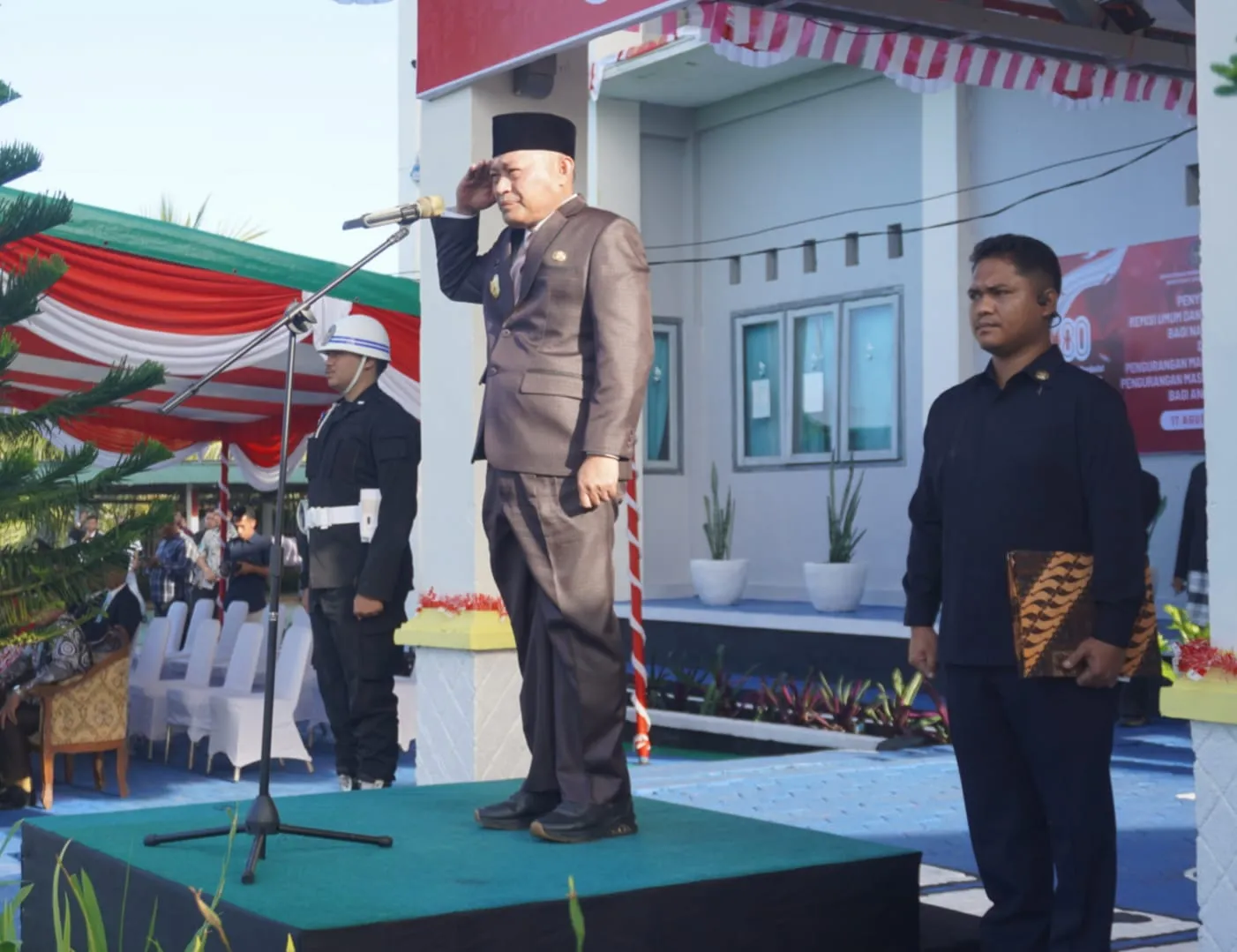 Upacara HUT RI ke-80 di Lapas Jambula, Ternate