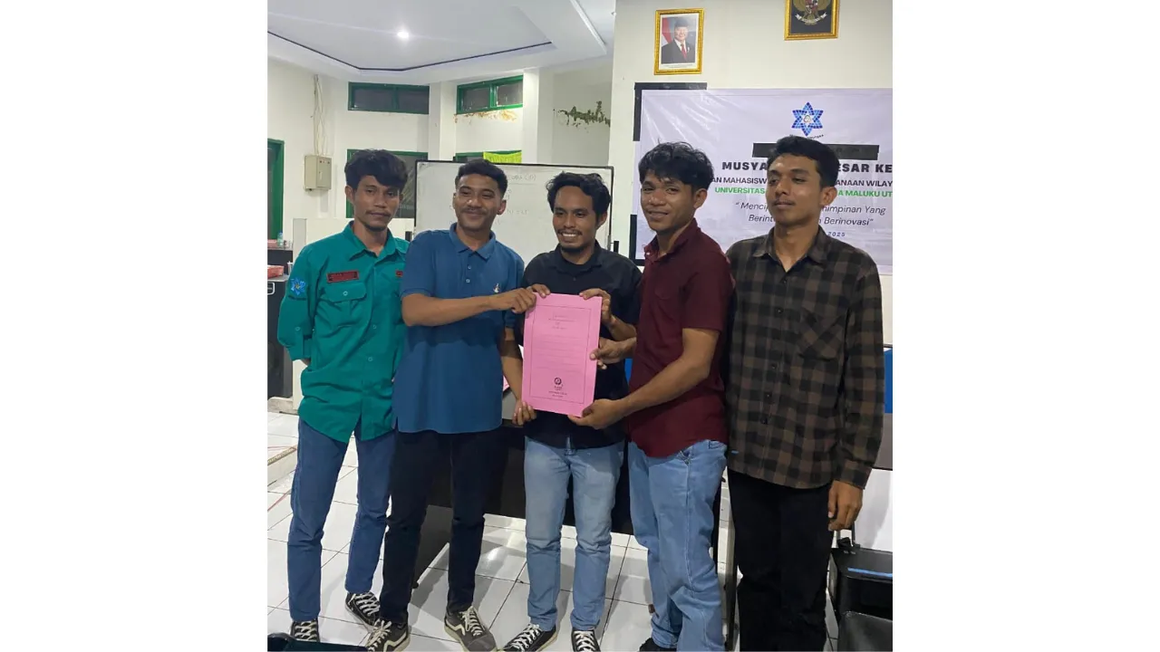 Yusrival Hi. Husen terpilih sebagai Ketua Umum bersama M. Rio Al-Farabi setelah pemungutan suara demokratis di Ternate.