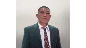 M. Ade Bahtiar, SKM., MM., Bendahara Umum PC GP Ansor Kota Tidore Kepulauan, saat memberikan keterangan pers terkait rencana pelaksanaan Pelatihan Kepemimpinan Dasar (PKD) GP Ansor tahun 2025 di Oba Tengah, Kota Tidore Kepulauan.