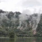 Telaga Rano di Kabupaten Halmahera Barat, Maluku Utara, yang masuk dalam wilayah rencana proyek geothermal WKP Telaga Ranu. (Dok. Ardian)