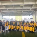 Foto: PBSI dan HIMABIN Universitas Khairun melepas 70 mahasiswa peserta Pekan Pengabdian Masyarakat (PPM) di Kecamatan Oba Tengah, Desa Akesai, Sabtu (10/1/2026). Sumber foto: Istimewa