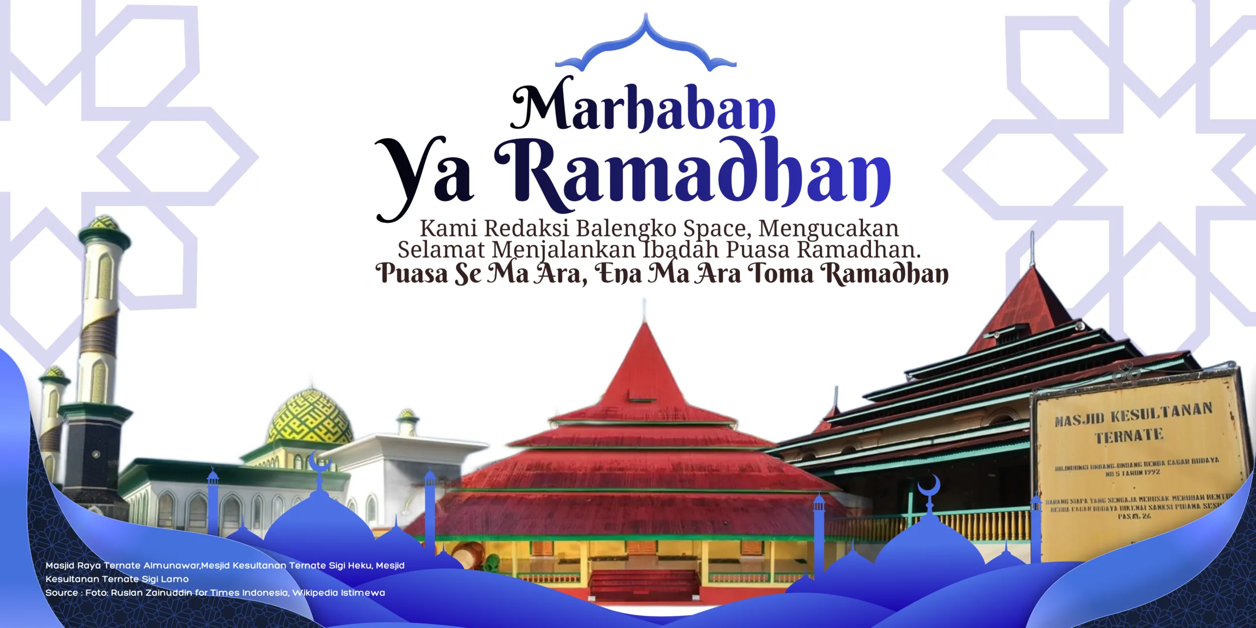 Mesjid di Ternate Maluku Utara.