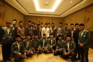 Ketua Umum PBNU KH Yahya Kholil Staquf saat bertemu dengan kader IPNU se-Indonesia di Jakarta (30/1). (Source : Istimewa)