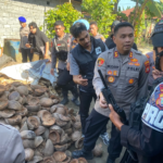 Sejumlah barang bukti hasil razia aparat gabungan di Galela Barat diamankan untuk proses hukum. Source: Humas Polres Halut.