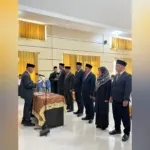Dr. Lukman Tamhir, M.Pd saat pelantikan sebagai Kepala MAN 2 Tidore Kepulauan (Tikep).