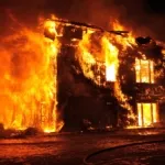 Kebakaran Ternate ilustrasi