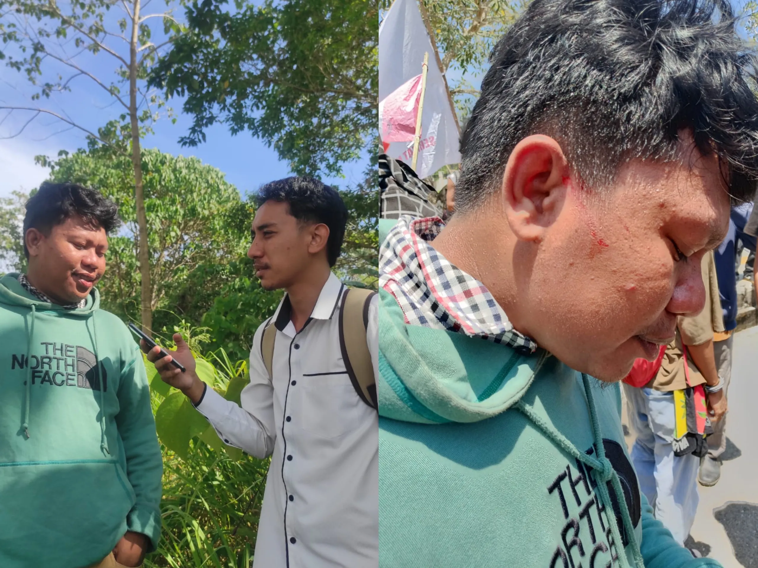 HMI Cabang Pulau Morotai mengecam dugaan tindakan represif oknum Satpol PP saat demo di kantor Bupati. Kasatpol PP sebut kontak fisik hal biasa karena cuaca panas.