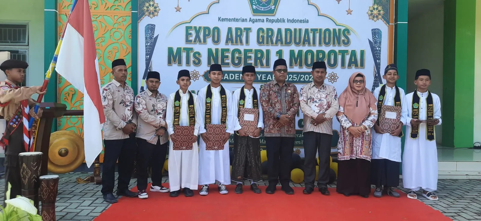 MTsN 1 Pulau Morotai Sukses Gelar Expo Seni Kelulusan dan Wisuda Tahfiz Angkatan II.