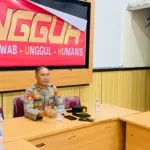 Konferensi pers klarifikasi laka lantas di Polres Pulau Morotai