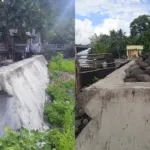 Lokasi proyek swering talud Desa Ploly Halmahera Selatan