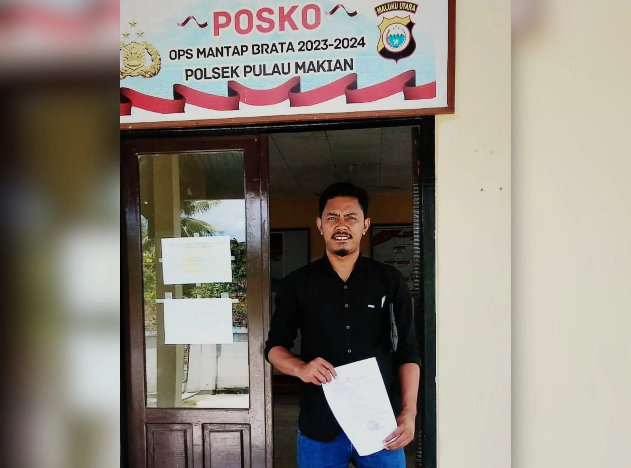 Kantor Kepolisian Polsek Pulau Makian Maluku Utara