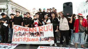 Forum BEM DIY Sampaikan Sepuluh Tuntutan Dalam Aksi Rebut Daulat Rakyat di Yogyakarta