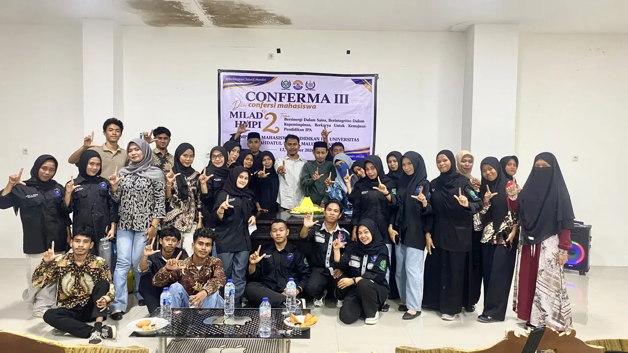 Suasana Pembukaan Conferma III dan Milad Ke-2 HMPI di Aula UN UTARA Ternate